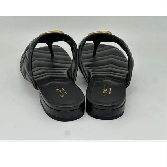 Gucci Black and Gold Heels - Picture 7 of 7